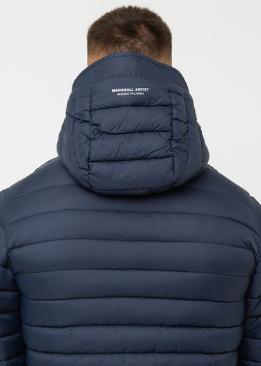 Marshall Artist Jassen Cascade bubble jacket - navy