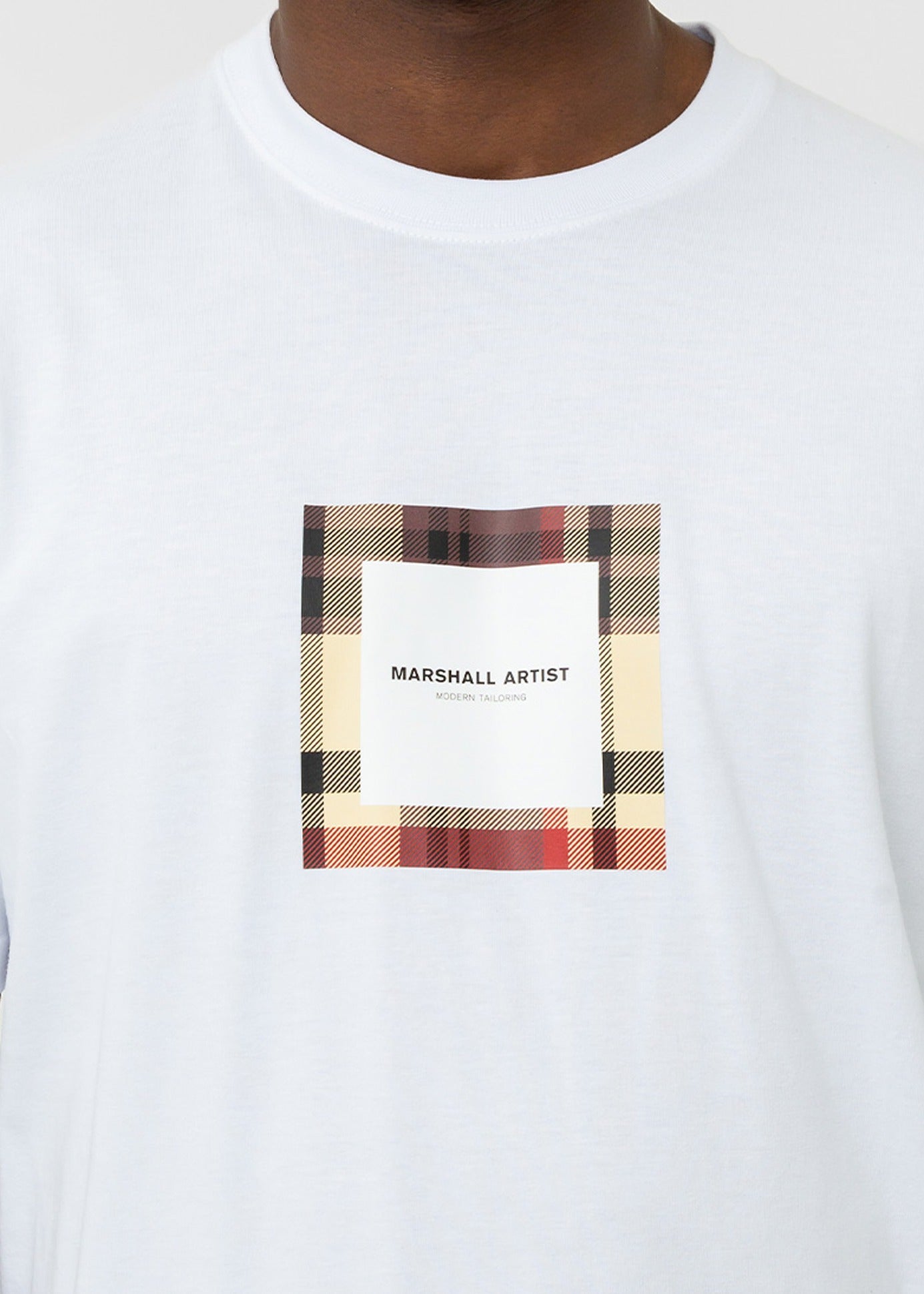 Marshall Artist T-shirts UK ism box logo t-shirt - white