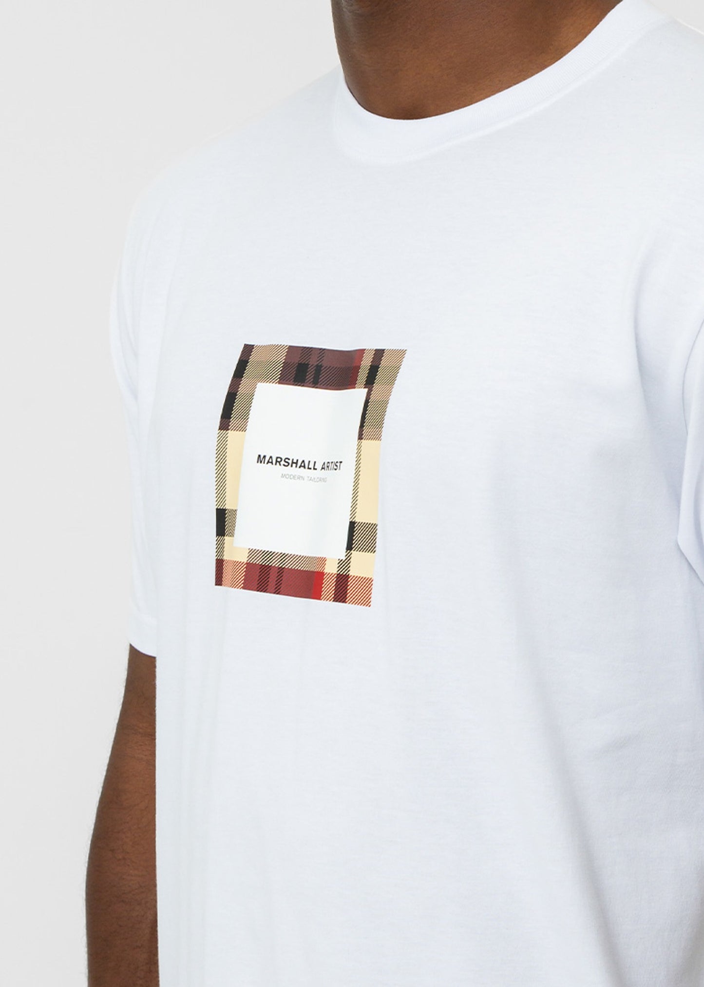 Marshall Artist T-shirts UK ism box logo t-shirt - white