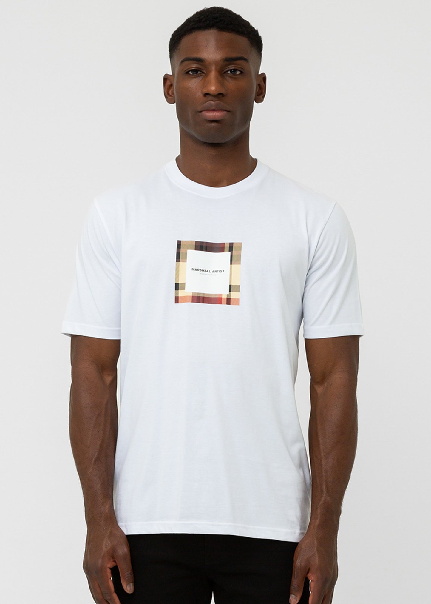 Marshall Artist T-shirts UK ism box logo t-shirt - white