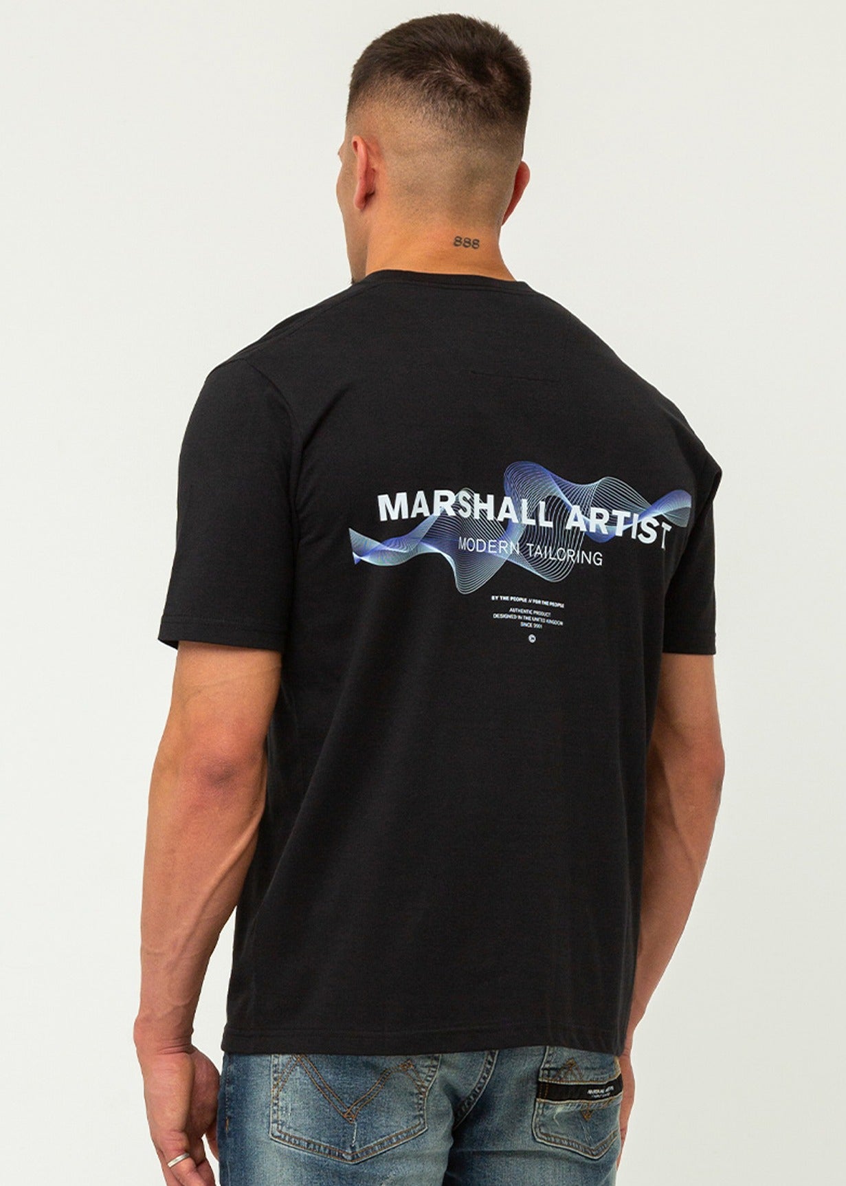 Marshall Artist T-shirts Wireframe graphic t-shirt - black