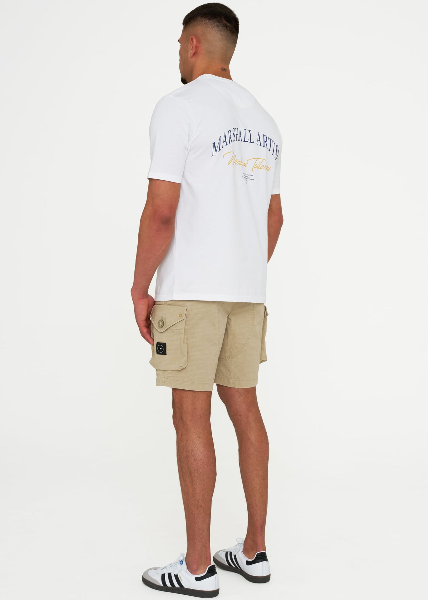 Marshall Artist Korte Broeken Arniston cargo short - stone