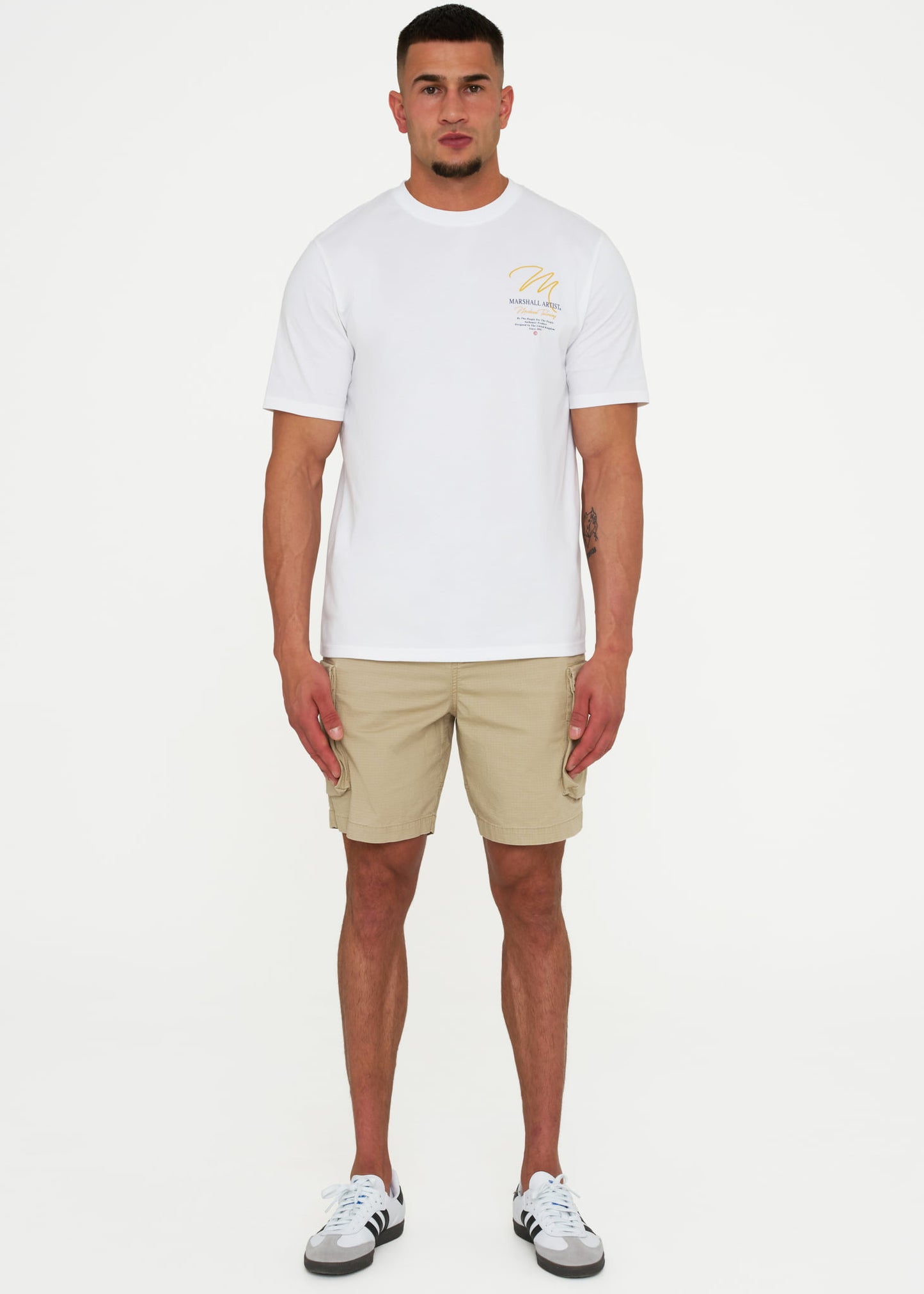Marshall Artist Korte Broeken Arniston cargo short - stone