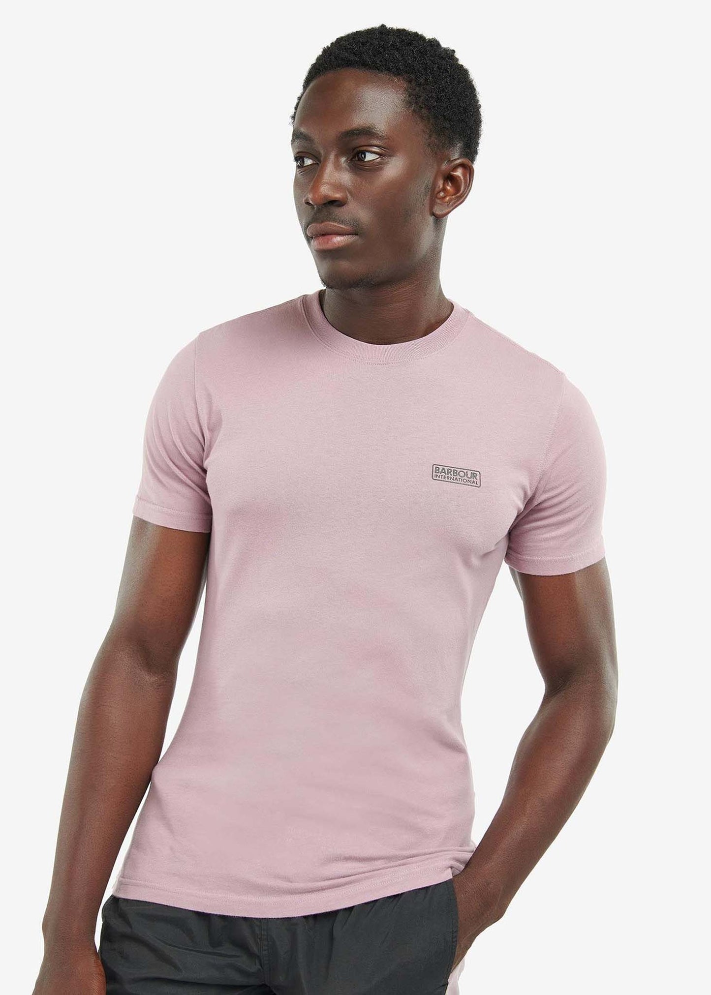Small logo tee - dk thistle