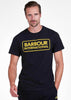 Barbour International T-shirts Essential large logo tee - black