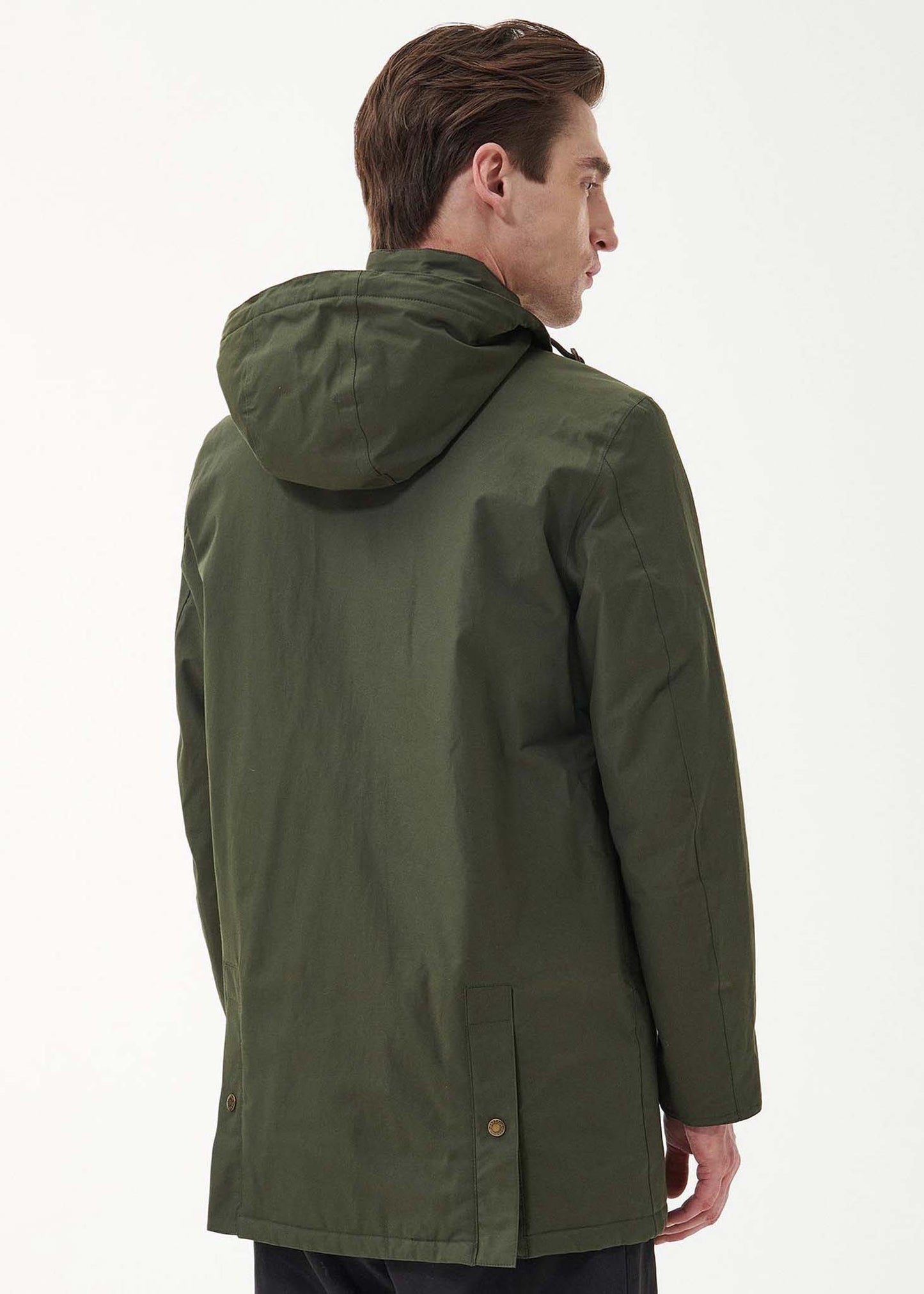 Barbour Jassen Chelsea mac jacket - olive forest mist