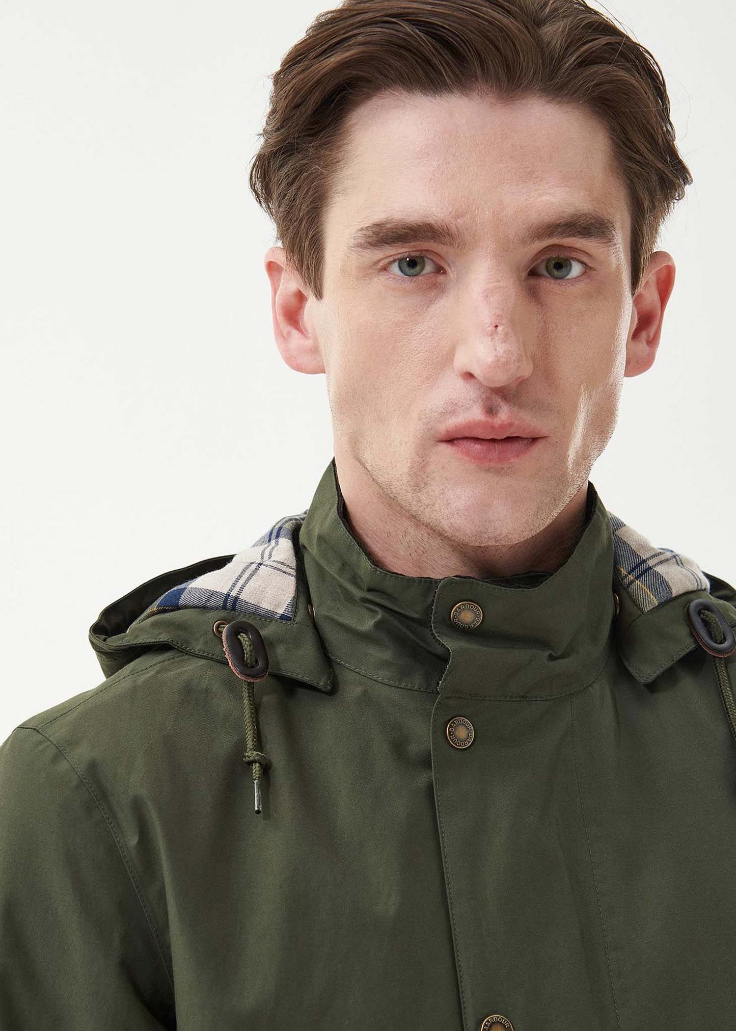 Barbour Jassen Chelsea mac jacket - olive forest mist