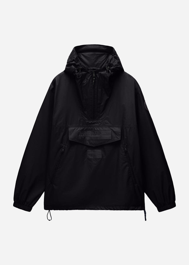 Napapijri Jackets Lightweight Packable Rainforest Overhead rf next Jacket - black beauty