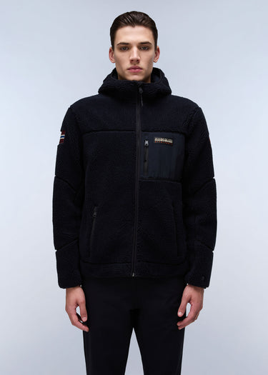 Napapijri Jassen Yupik full zip hoodie - black