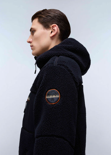 Napapijri Jassen Yupik full zip hoodie - black