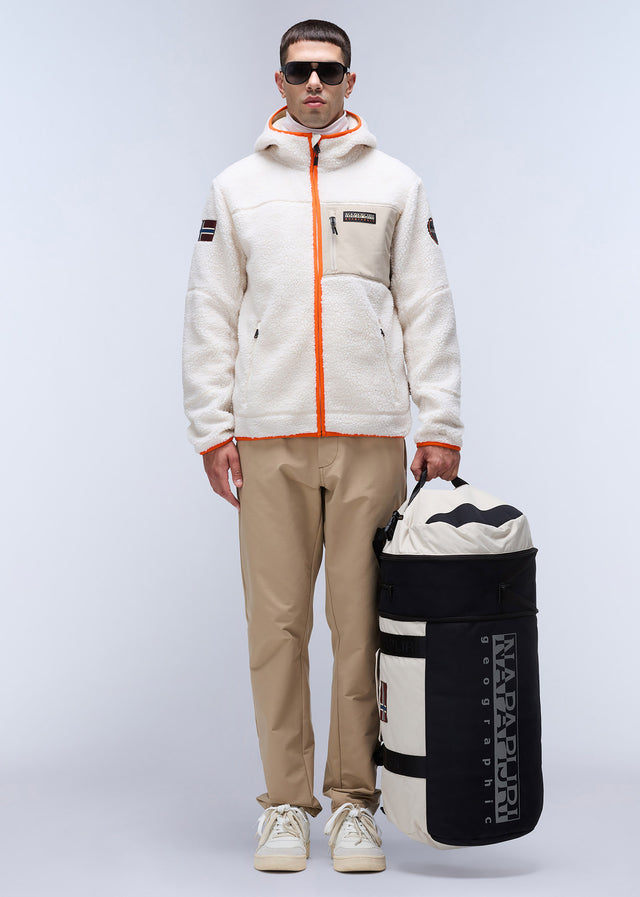 Napapijri Jackets Yupik full zip hoodie - whitecap gray