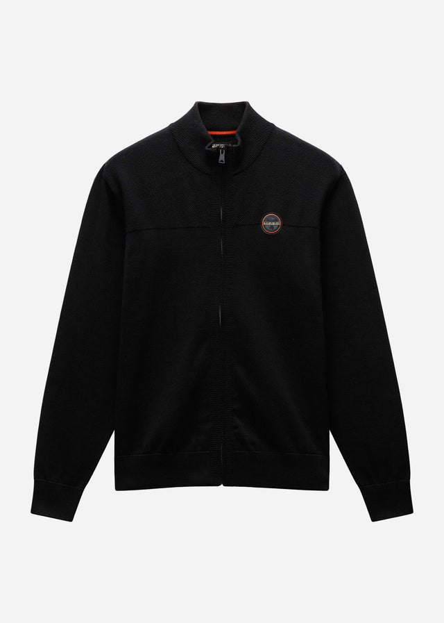 Napapijri Cardigans Derri full zip vest - black