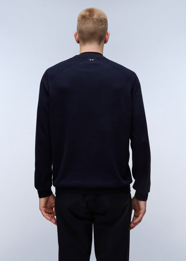 Napapijri Sweaters Derri crewneck sweater - blue marine