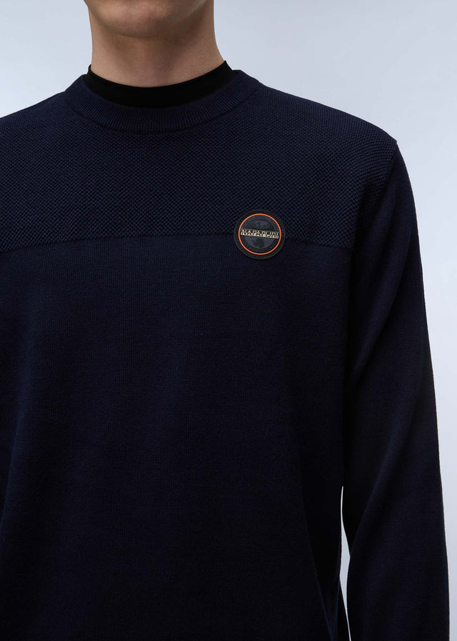 Napapijri Sweaters Derri crewneck sweater - blue marine