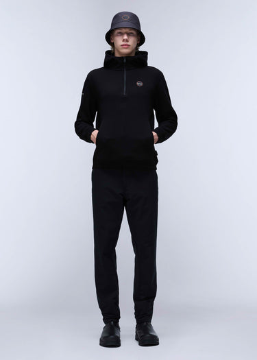 Napapijri Hoodies Badge halfzip hoodie - black