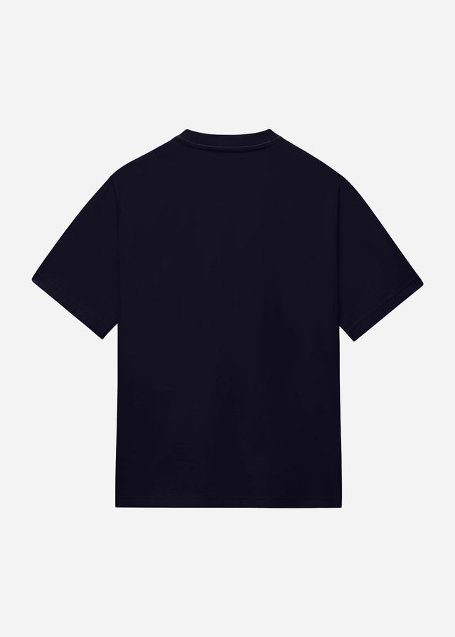 Napapijri T-shirts S box logo SS 1 - blu marine