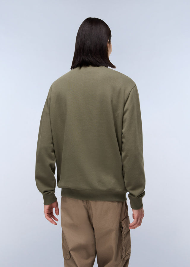Napapijri Sweaters Small box quarter zip sweat - tea leaf