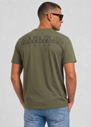 Napapijri T-shirts S yourte ss - olive night