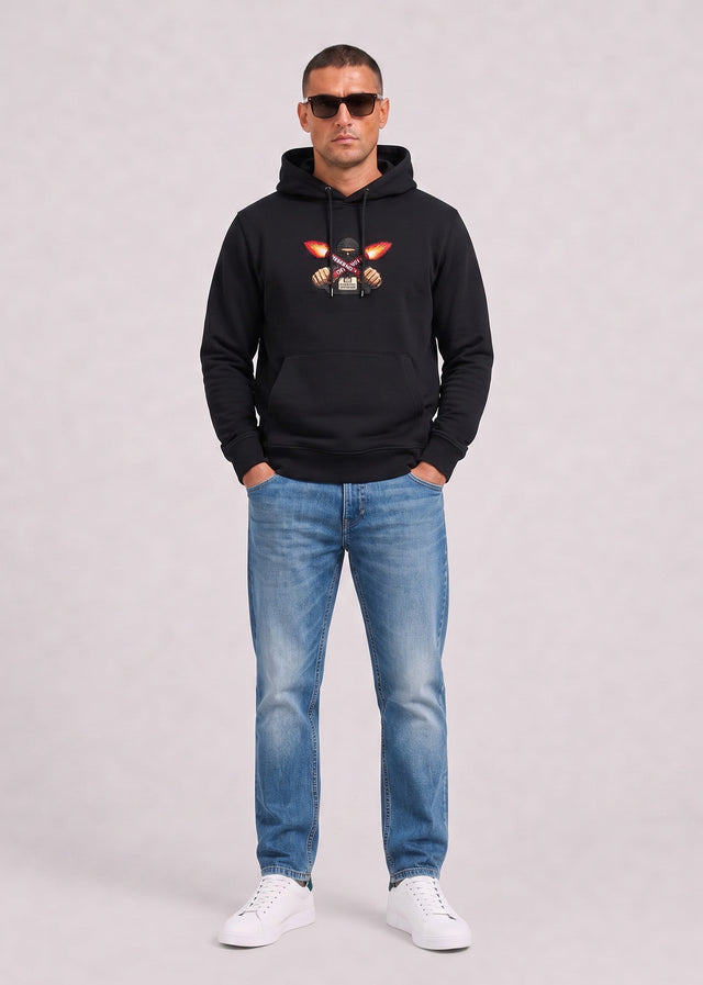 Weekend Offender Hoodies Fulgar hoodie - black