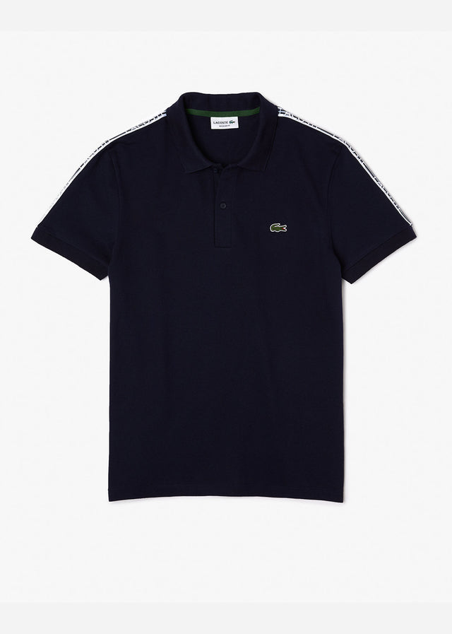 Lacoste Polos Contrast stripe polo - navy blue