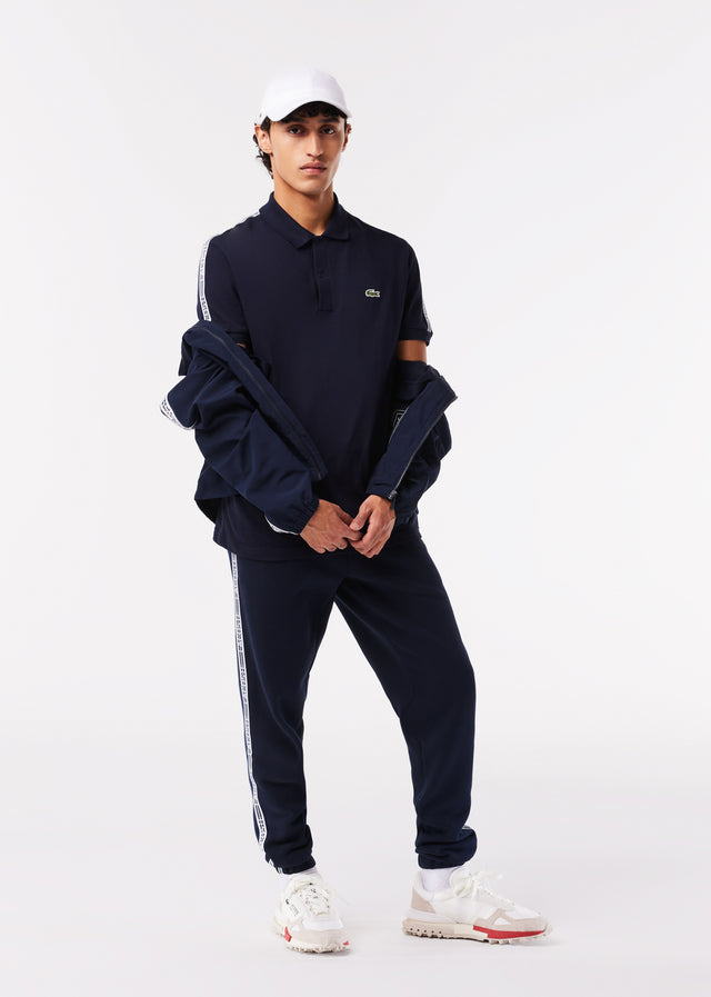Lacoste Polos Contrast stripe polo - navy blue