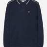 Weekend Offender Longsleeve Polo's Carola - navy house check
