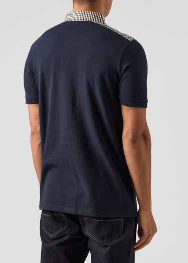 Weekend Offender Polo's  Costa - navy house check