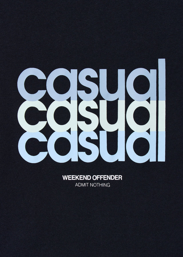 Weekend Offender T-shirts W.O.L. - navy