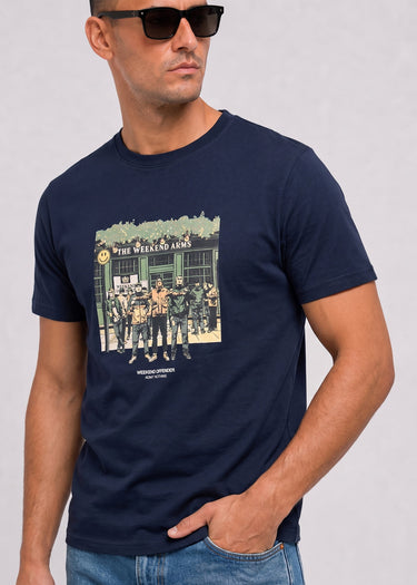 Weekend Offender T-shirts Taberna - navy