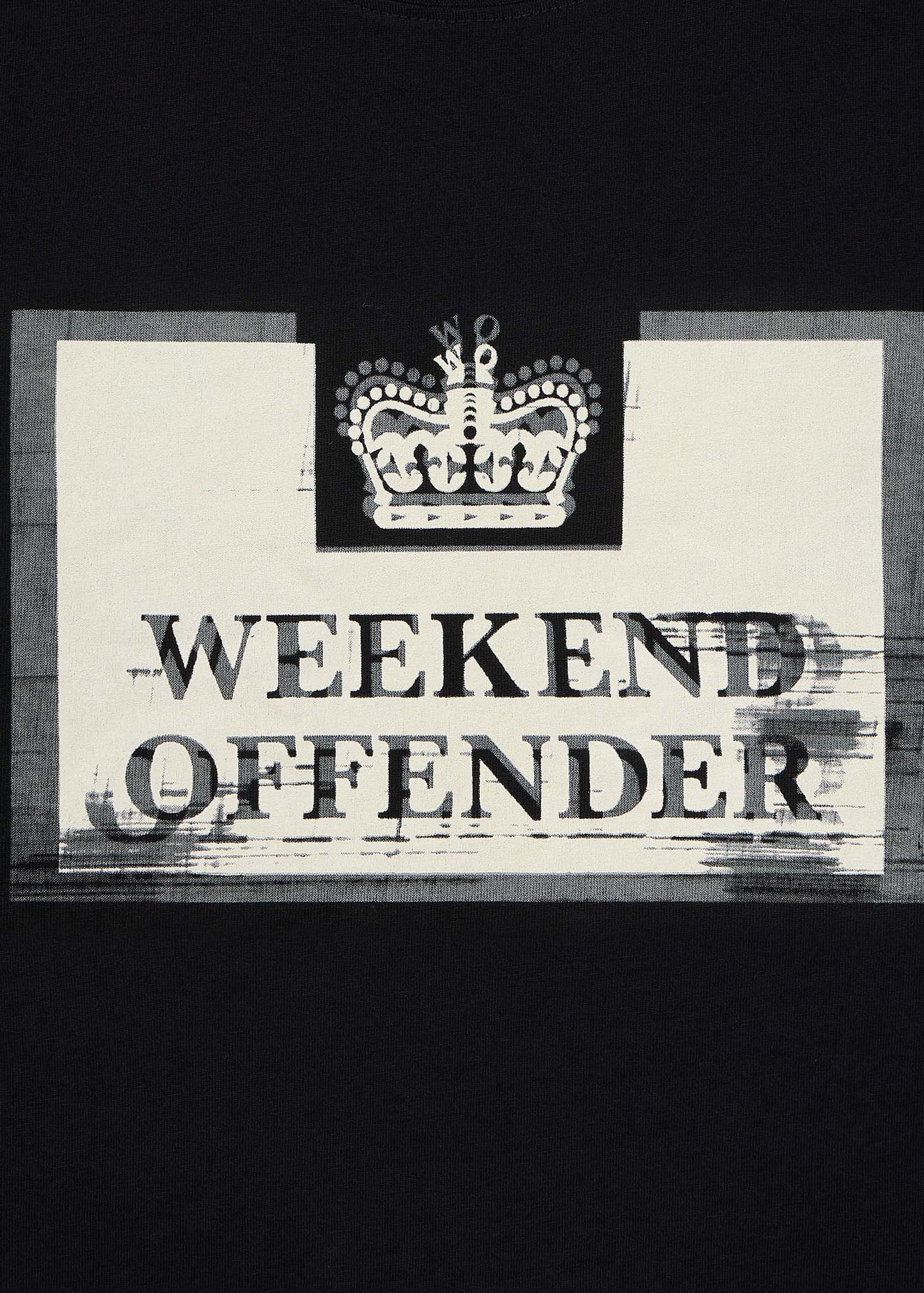 Weekend Offender T-shirts Bonpensiero - black