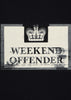 Weekend Offender T-shirts Bonpensiero - black