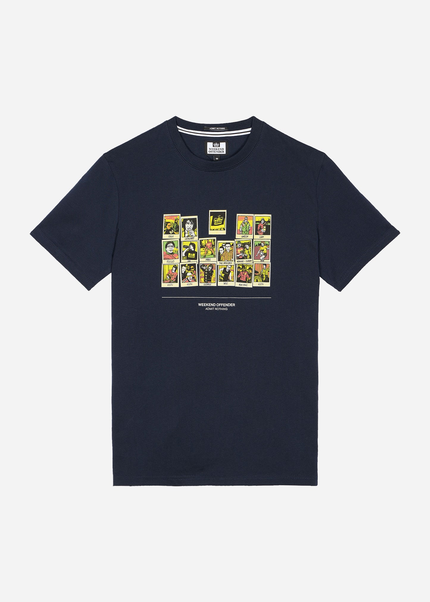 Weekend Offender T-shirts Polaroids - navy