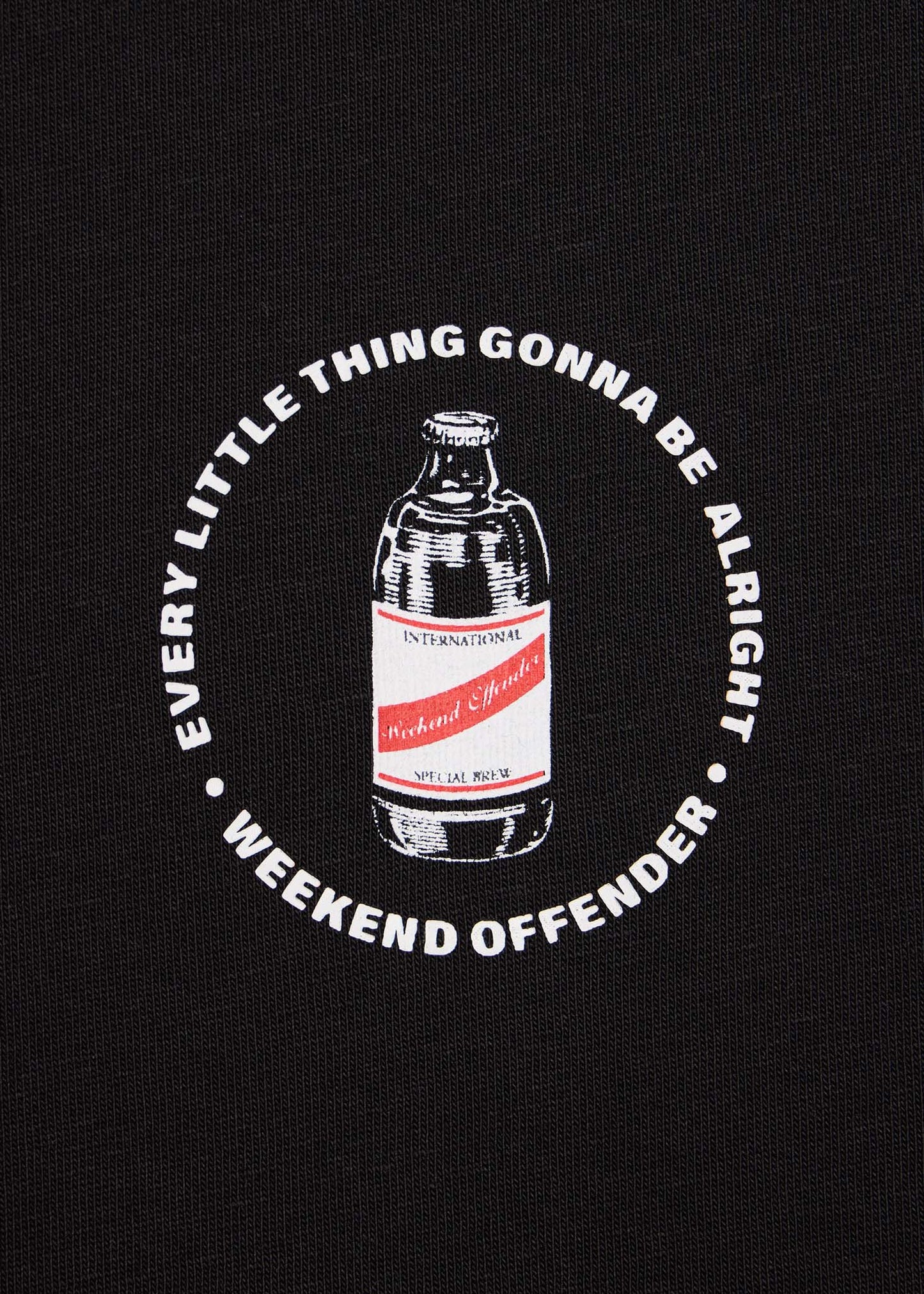 Weekend Offender T-shirts Alright - black