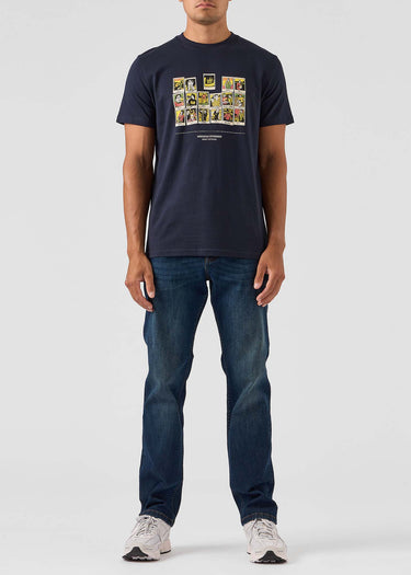 Weekend Offender T-shirts Polaroids - navy