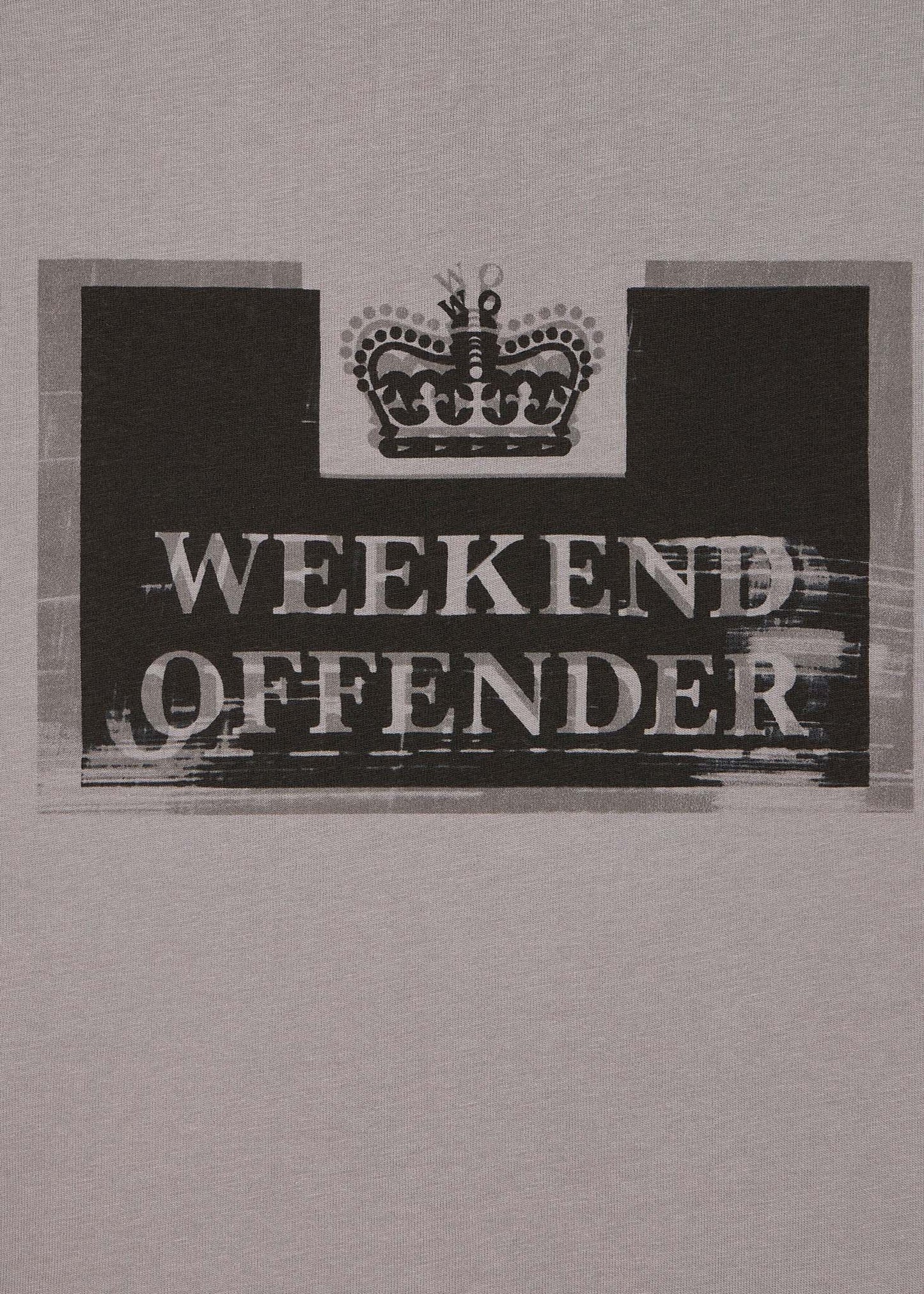 Weekend Offender T-shirts Bonpensiero - light grey