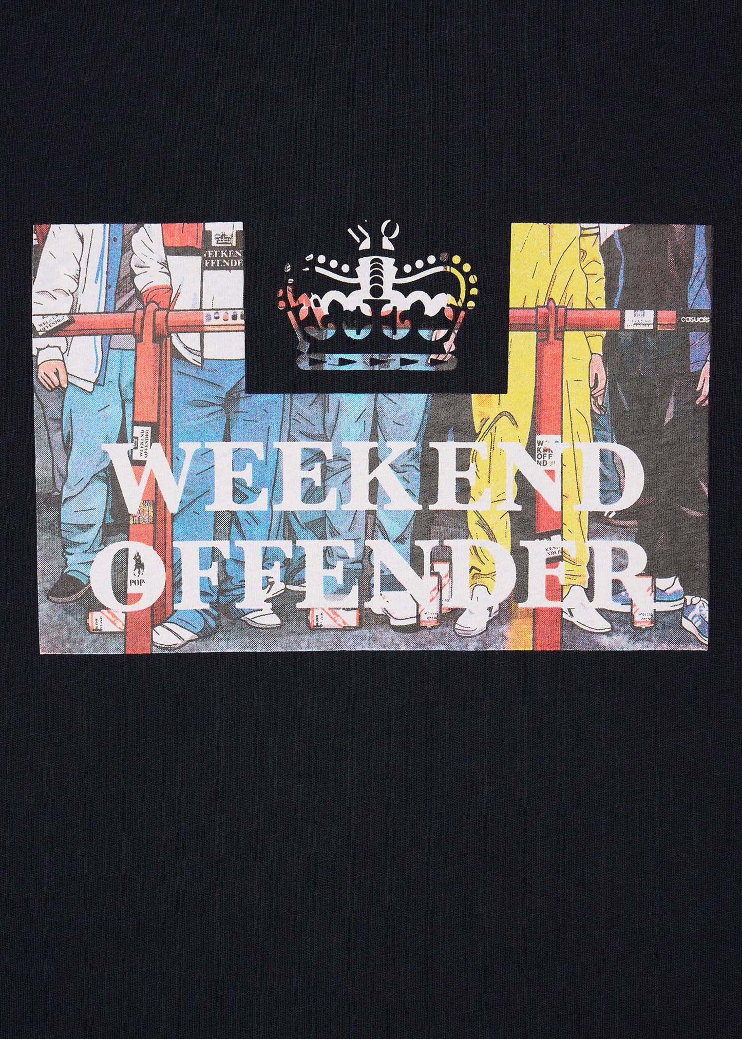 Weekend Offender T-shirts Bissel - navy