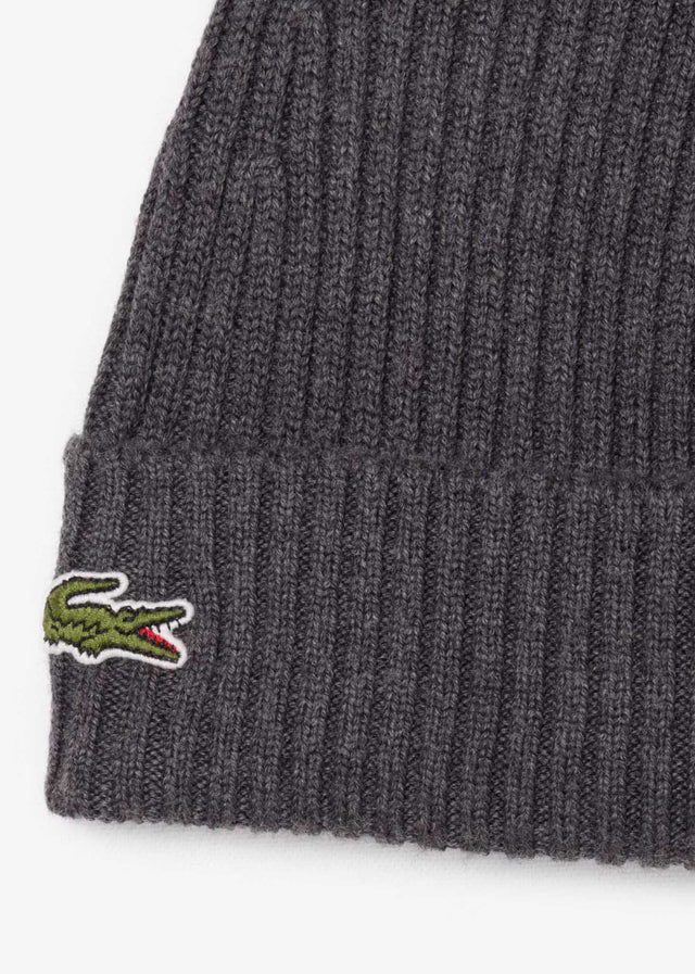 Lacoste Mutsen Beanie - grey