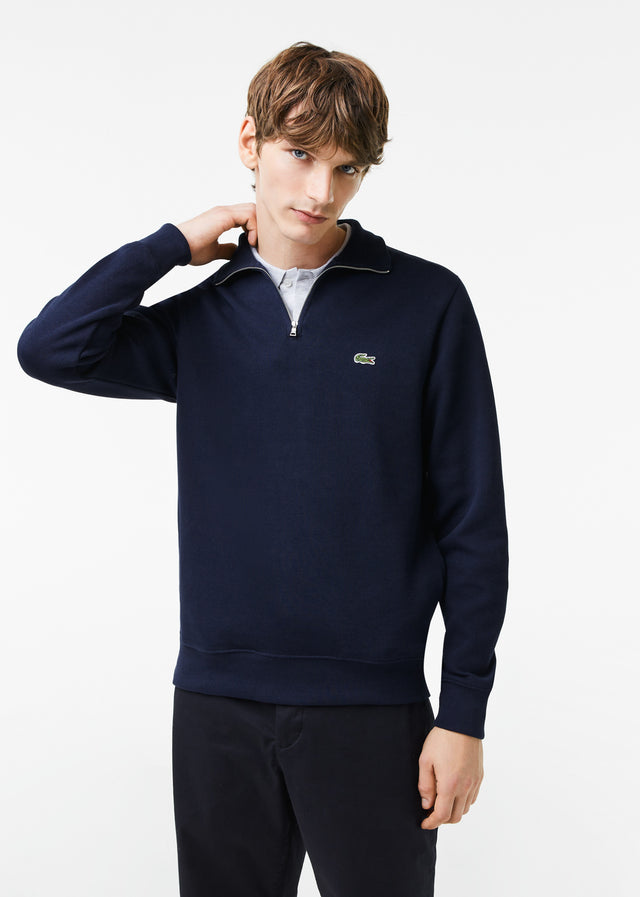 Lacoste Sweaters Sweater half zip - navy blue