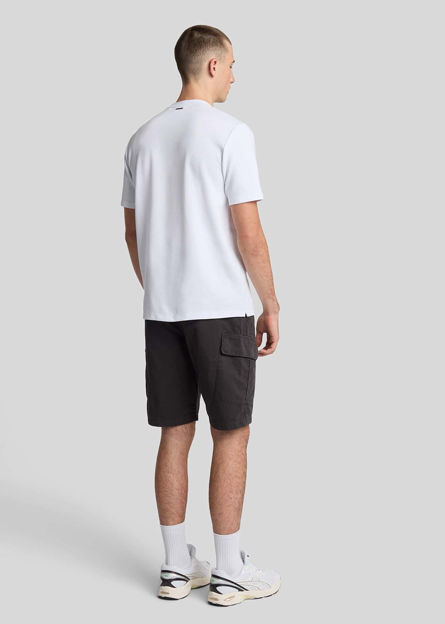 Lyle & Scott Korte Broeken Cargo short - gunmetal