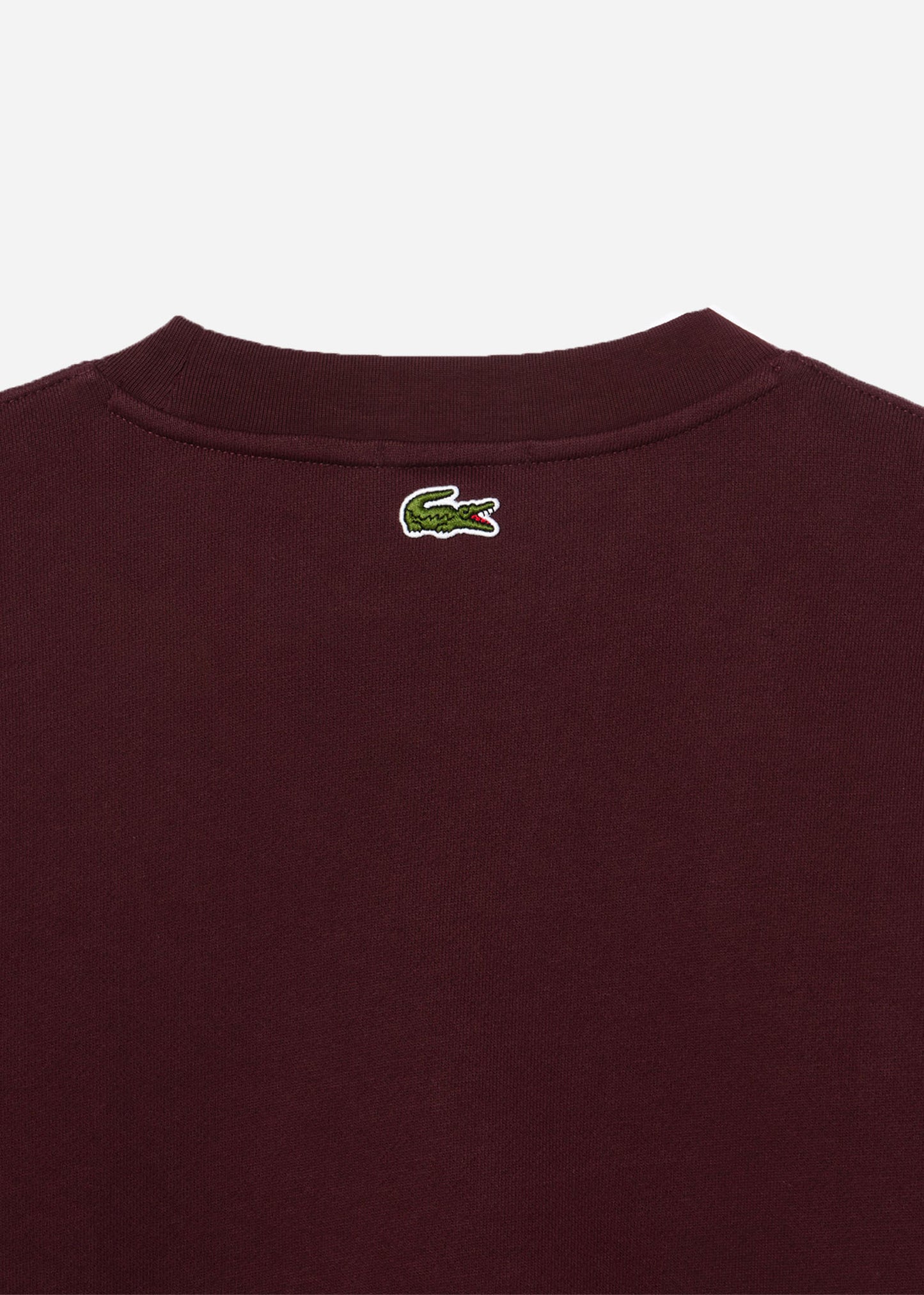 Lacoste Truien Sweatshirt logo print- expresso