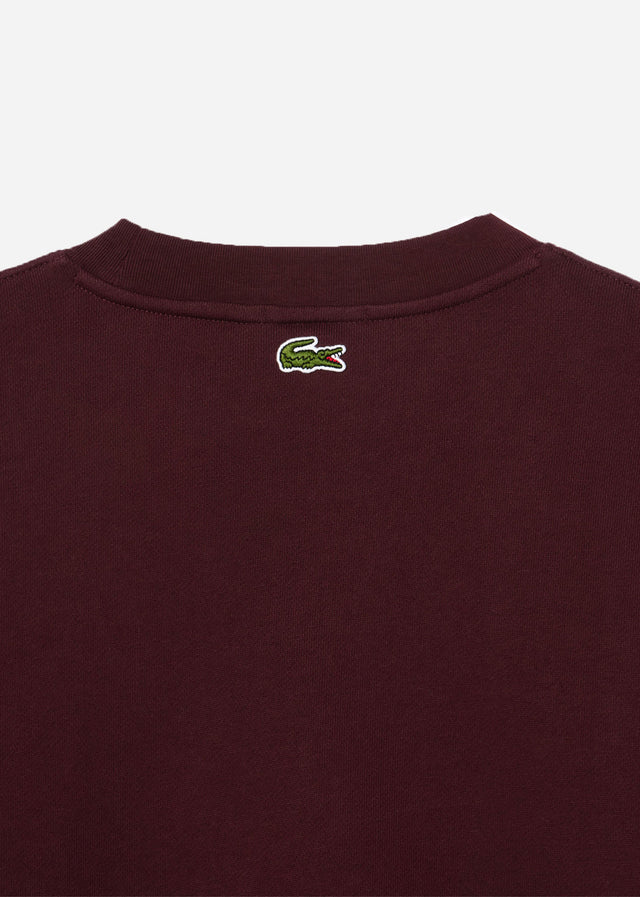 Lacoste Sweaters Sweatshirt logo print- expresso