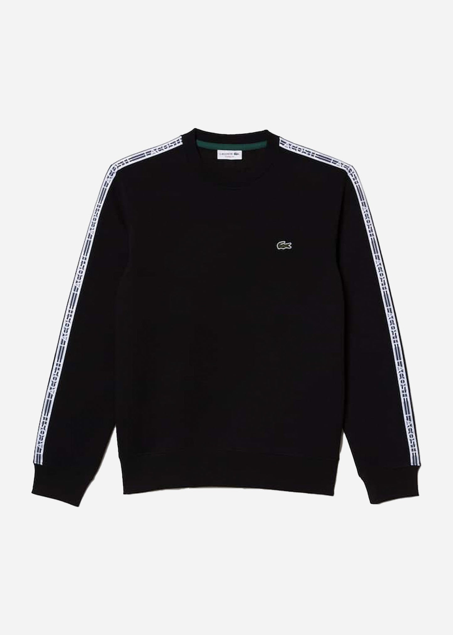 Lacoste Truien Contrast stripe sweater - black