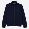 Lacoste Truien Brushed fleece zip through sweater - Navy
