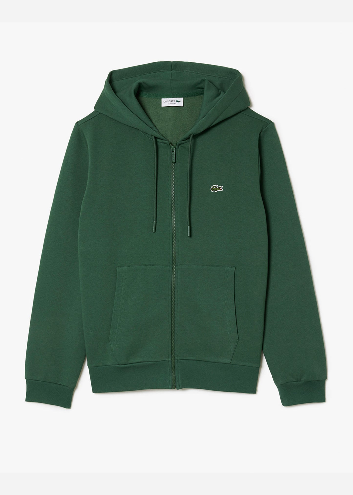 Lacoste Vesten Zip through hoodie - sequoia