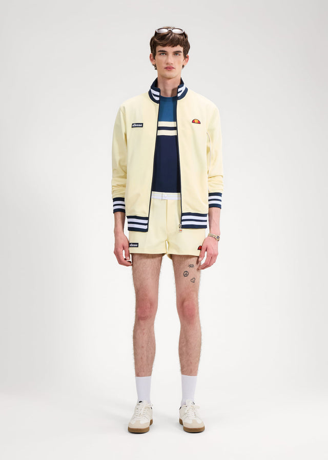 Ellesse Vesten Milan track jacket - light yellow navy