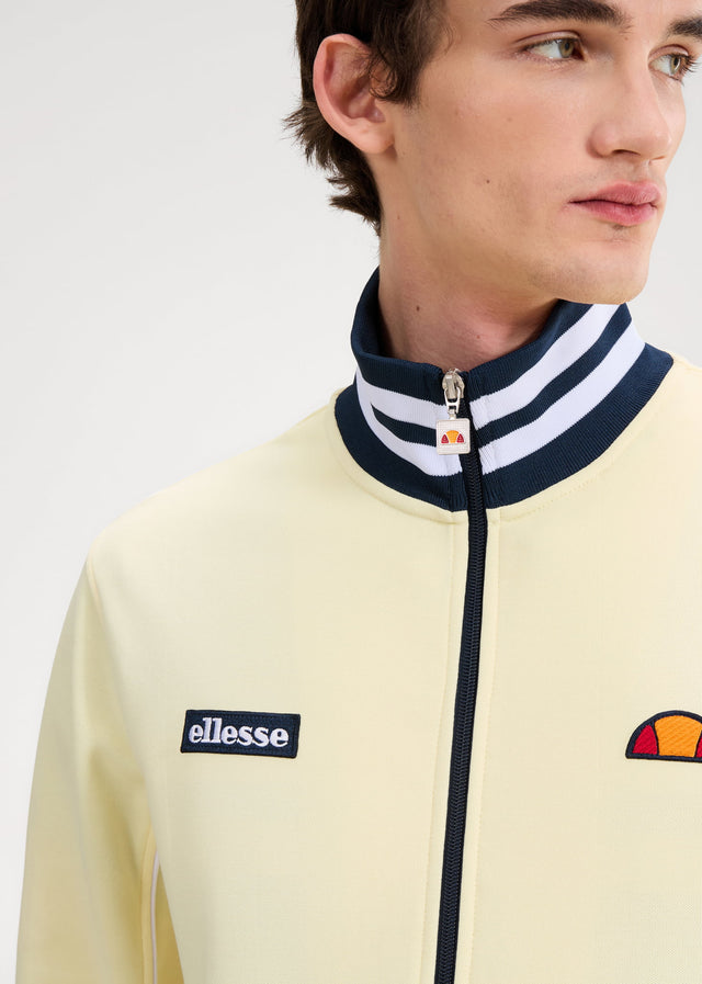 Ellesse Vesten Milan track jacket - light yellow navy