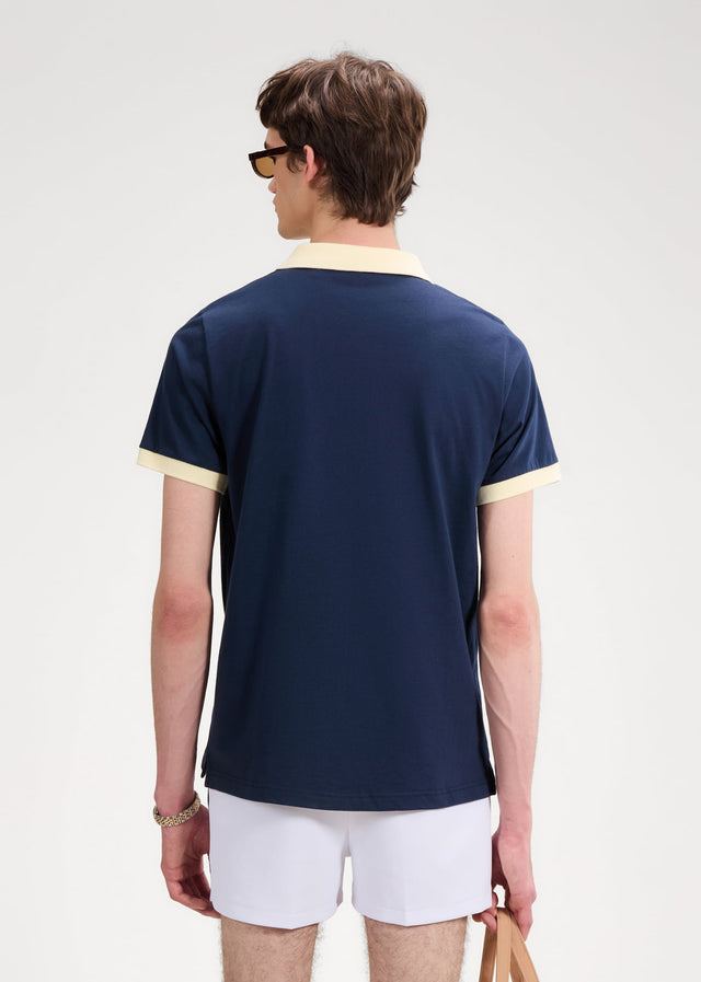Ellesse Polos Lessepsia polo - navy light yellow