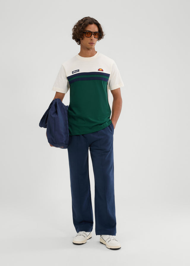 Ellesse T-shirts Venire tee - off white dark green