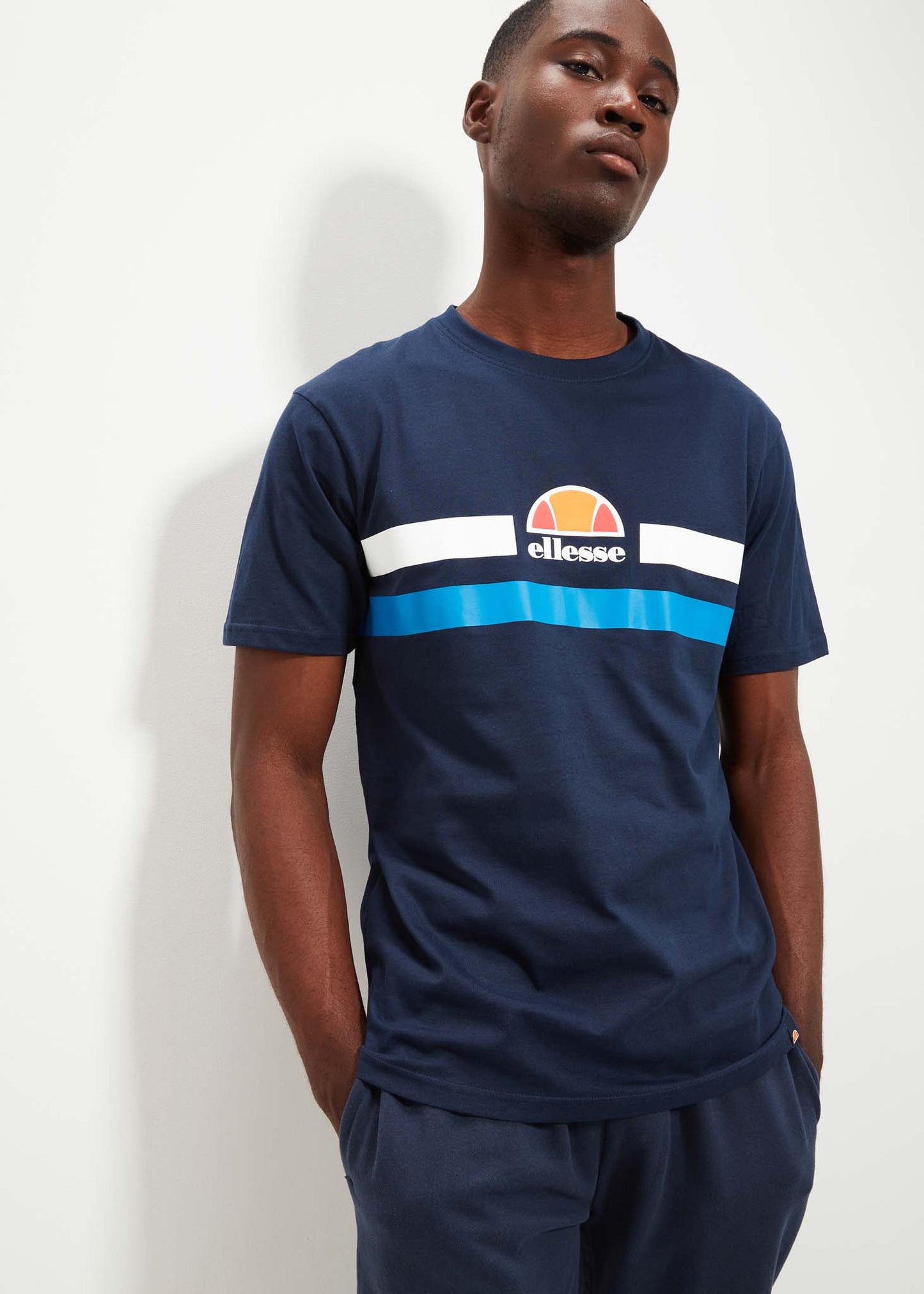 Ellesse T-shirts Aprel tee - navy