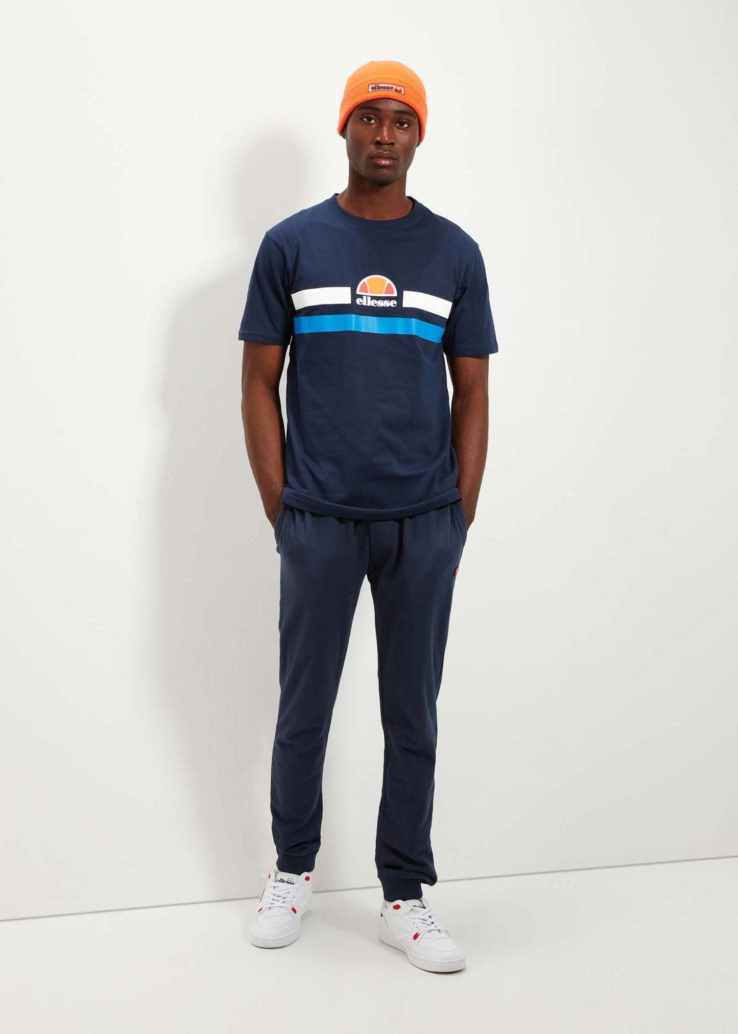 Ellesse T-shirts Aprel tee - navy